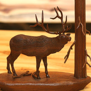 Click to view a larger image of Bill's Elk Carving
